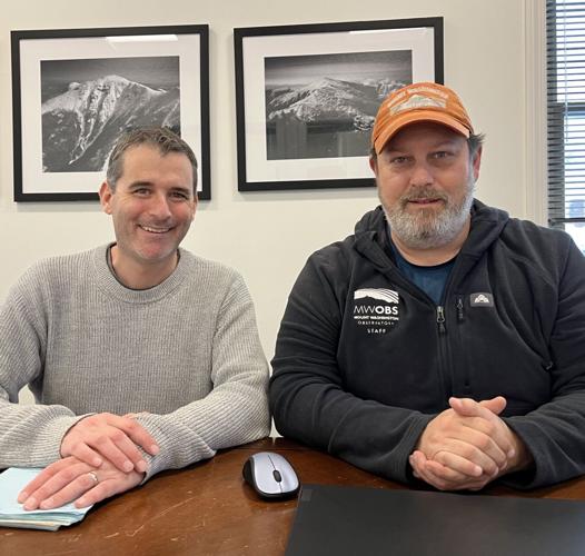 Obs Executive Director Drew Bush, Ph.D., left, and Obs Technology Director Keith Garrett