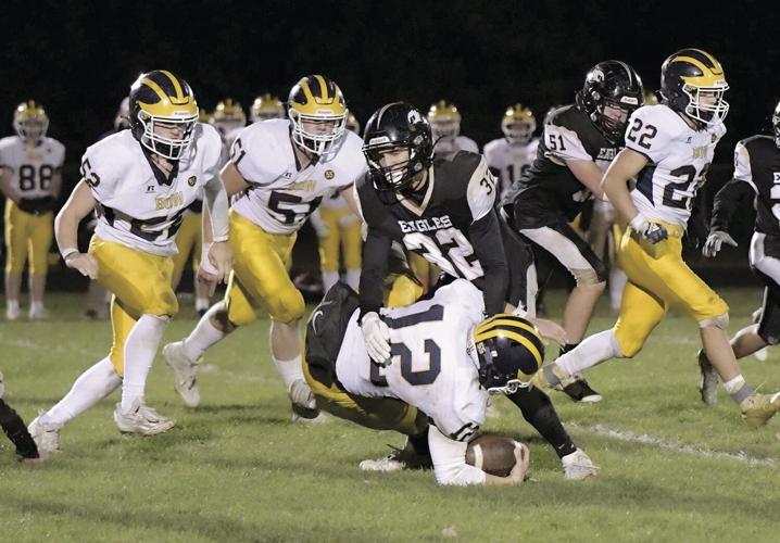 KHS football - Jason Baker tackle