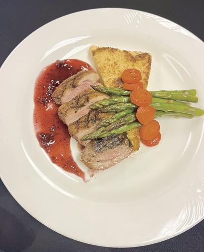 KHS Culinary ProStart Competition - duck breast entree