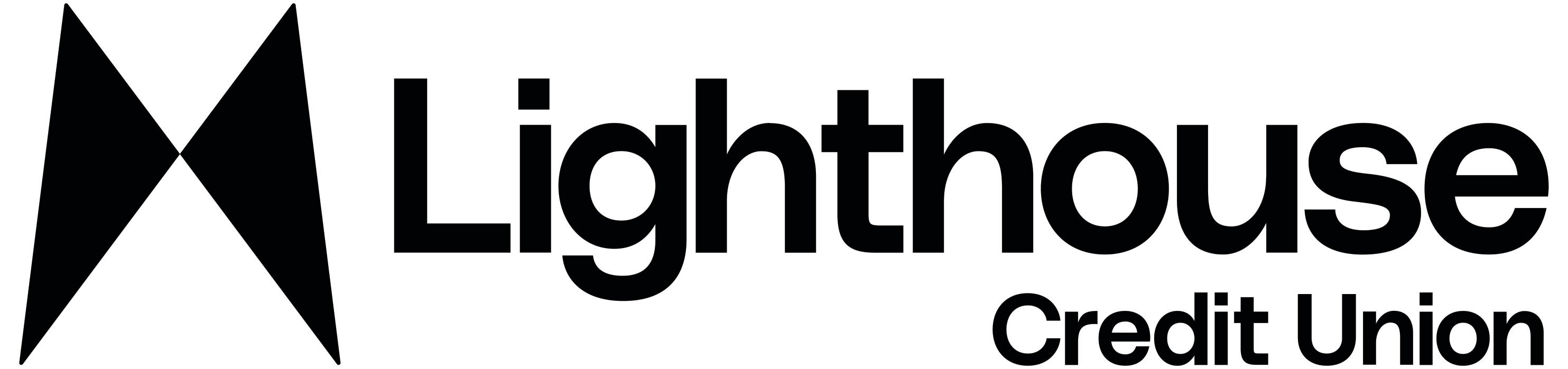 The new logo of Lighthouse Credit Union