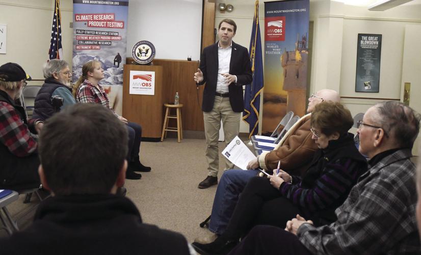 Town Hall Meeting - Chris Pappas with crowd