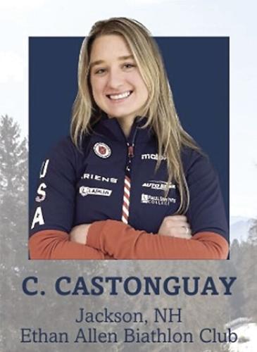 Biathlon - women's team - Grace Castonguay