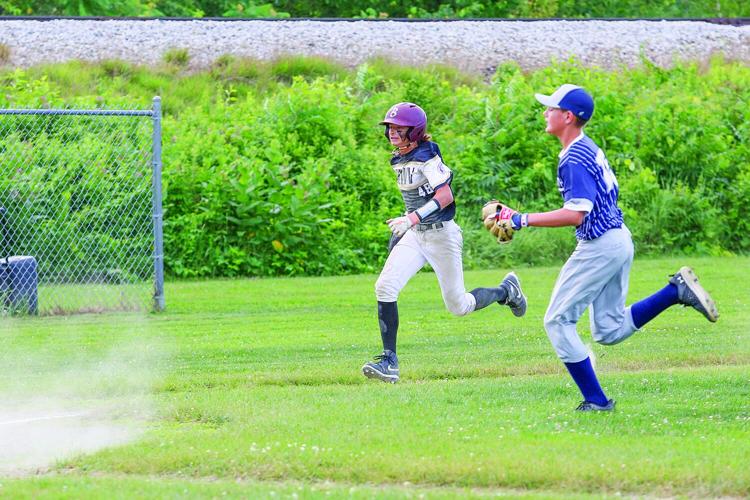 06-26-25 U14 BB vs Plymouth boewe steal home