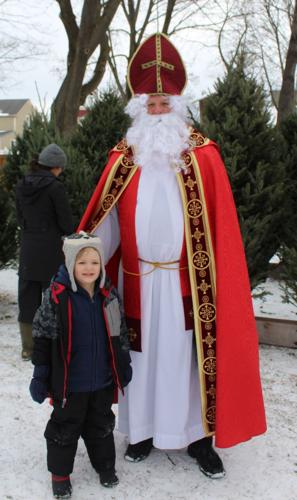 Very Rev. Kyle Stanton as St. Nicholas and Malcolm McMeeken