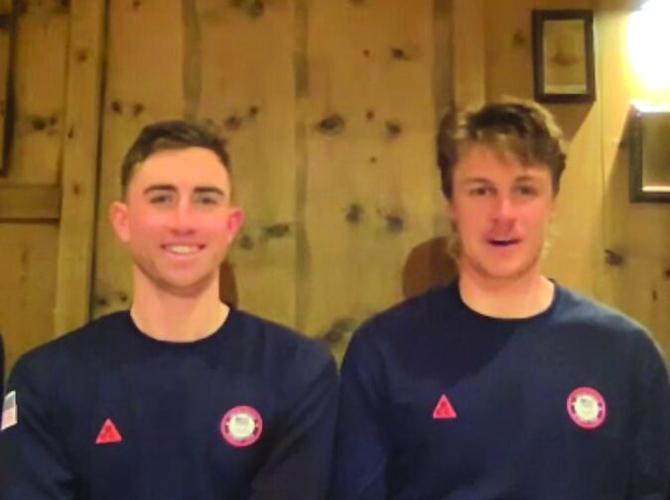 U.S. Olympic biathlon team - Doherty and Wright