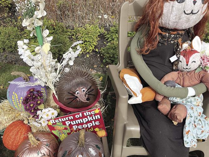 Wheel Family Fun - pumpkin people - pumpkin porcupine
