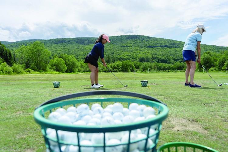 GOLF COLUMN - Omni Mount Washington - Clinic driving range