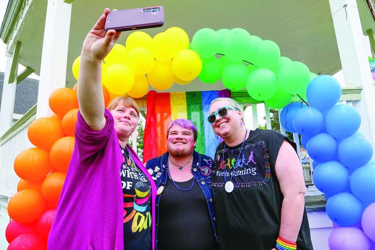 06-28-25 Pride Festival arch selfie