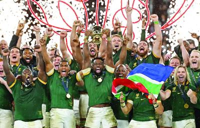 South Africa wins 1995 Rugby World Cup