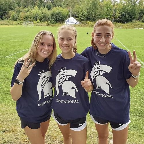 KHS Girls XC - Top three girls at White Mountains