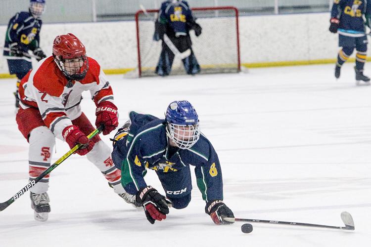 Ice Cats hockey - Colin Murphy diving