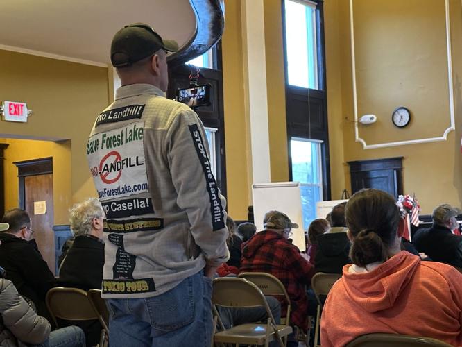 Environmental activist Jon Swan videotaped the March 27 Dummer Yard proposal
