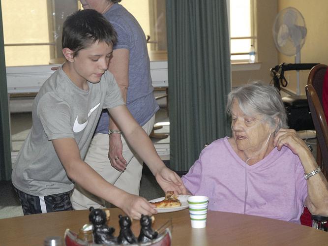 Teen Center visits Fryeburg Health & Residential Care Center