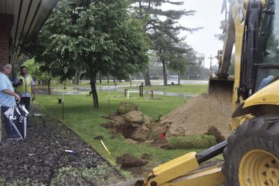 Radio tower construction starts