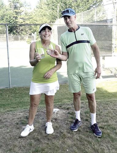Bridgton Member-Guest champions - Carol Kelley and David Chaffee