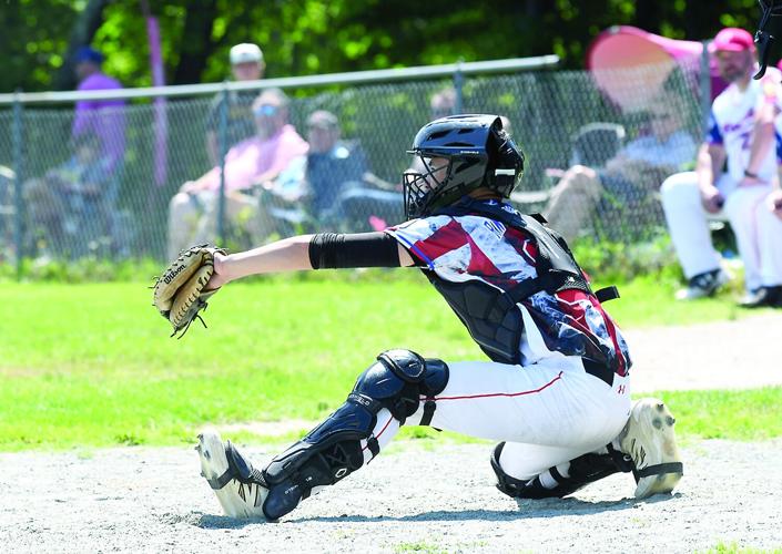 Post 46 Senior Legion - Jonah Pepin catching