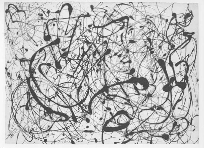 Expressionist paintings by Jackson Pollock “exhibit child-like characteristics”