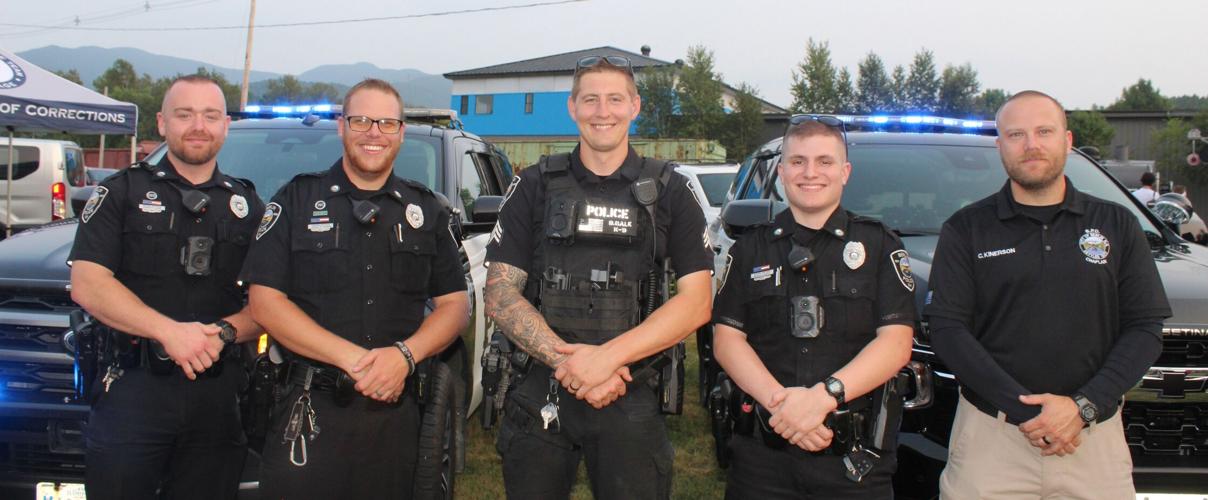 Members of the Berlin Police Department at the Aug. 5 National Night Out