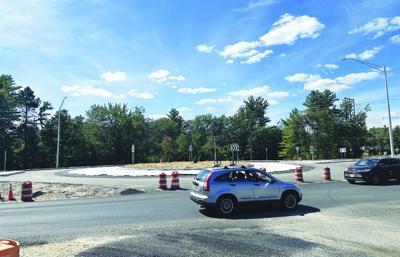 he roundabout on East Conway Road and Route 302