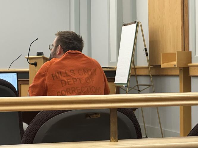Dustin Duren listens to legal proceedings during a July 10 hearing