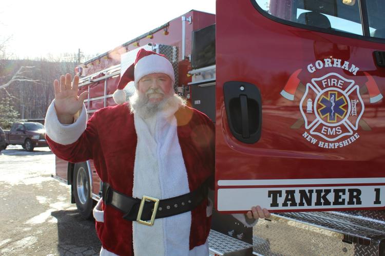 Santa Parade in Gorham