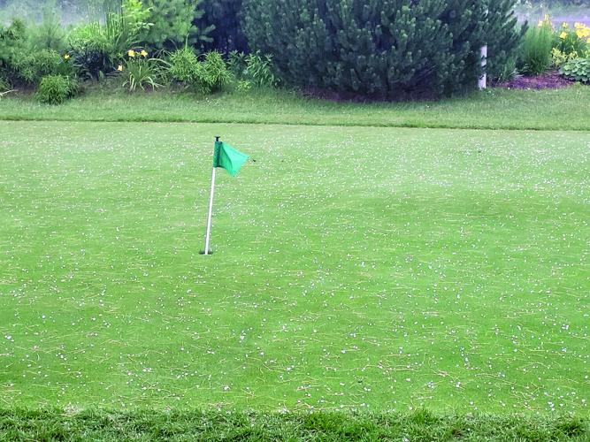 Golf Column - Lake Kezar - Hail storm