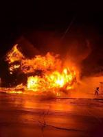 Jefferson Town Hall burns