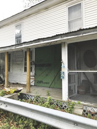 Peggy Wescott House before repairs