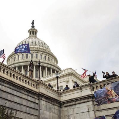 Pro-Trump protesters