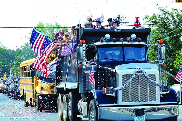 KHS Graduation. - Parade - In a dump truck