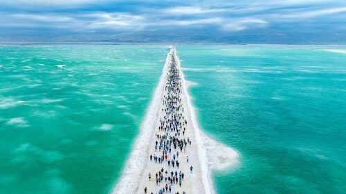 Stunning shot of Turkish rider wins top drone photography prize