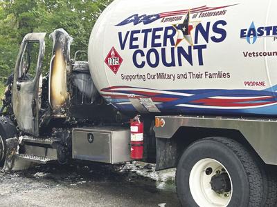 Eastern Propane truck fire