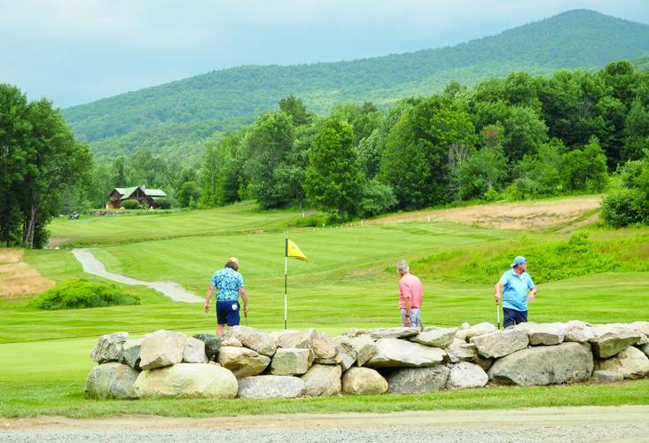Golf Column - White Mountain Seniors - 3 on the green at the Waumbek