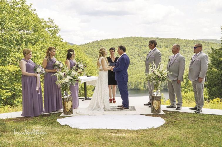 Purity Spring wedding on summit 1