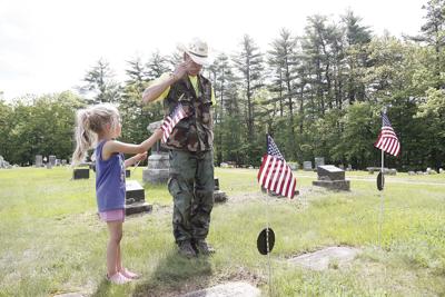 05-22-24 Placing Flags low salute