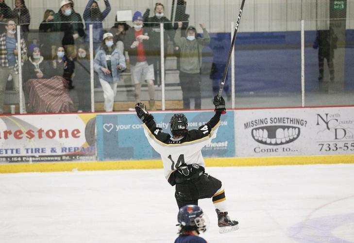 02-21-22 KHS Hockey murphy goal celebration