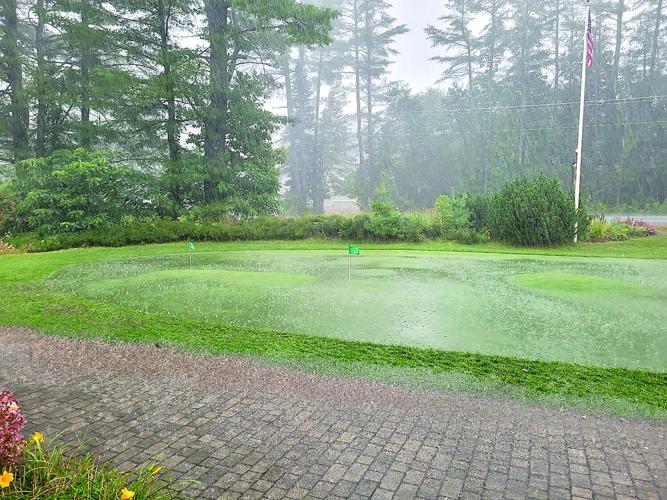 Golf Column - Lake Kezar - rain