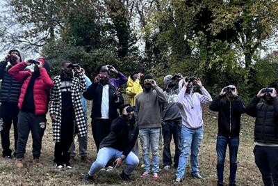 Birding is a good way to practice mindfulness, psychologists report.  Jennifer Andrews