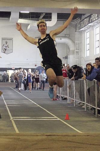 Caputo sets school record in the long jump