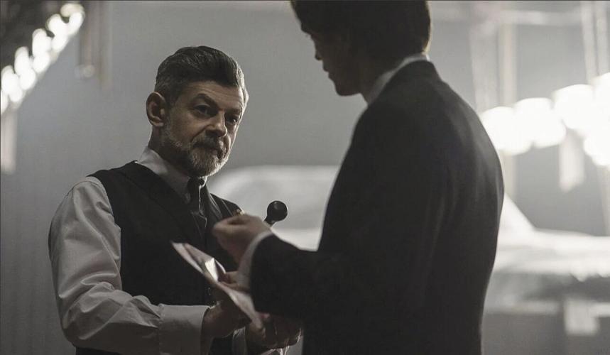 The Batman-Andy Serkis and Robert Pattinson