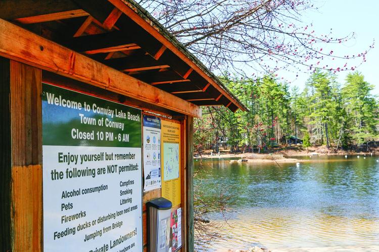 04-28-25 Conway Lake boat ramp sign