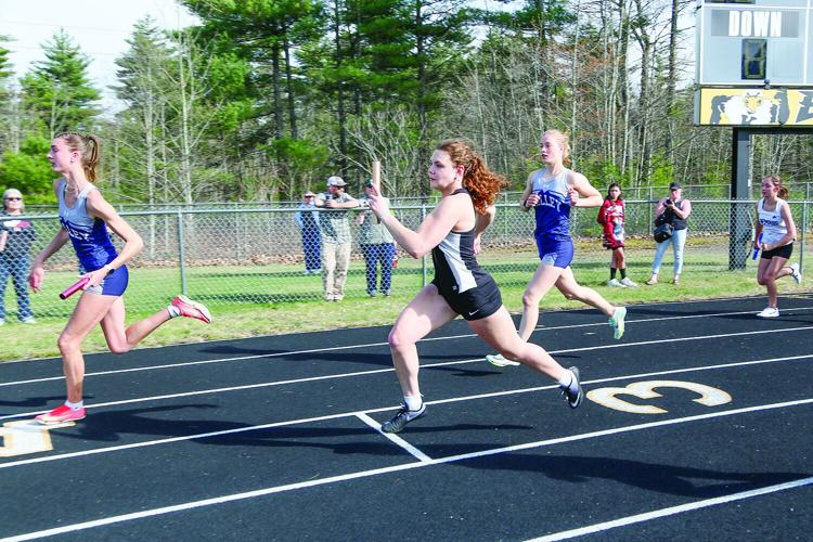 04-29-25 KHS Track 4x100 girls sprint