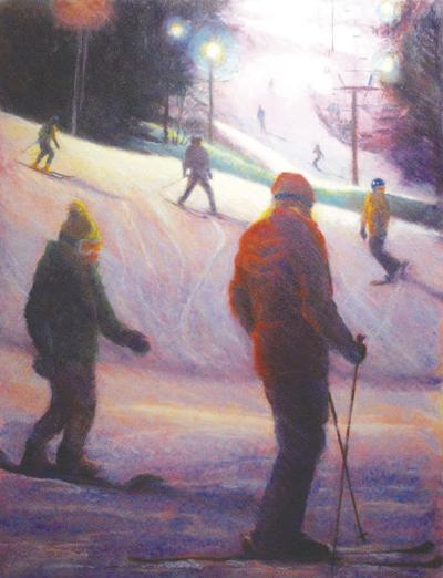 Terri Brooks' Night Skiing
