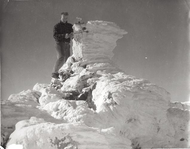 working on weather equipment 1930s