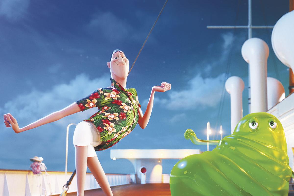 Hotel Transylvania 3 Green Blob - Bebesoque Wallpaper