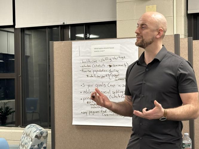 Jesse Arsenault, assistant principal of Berlin Middle High School and its dean of students