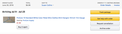 Portland Phoenix | Women are mailing wire hangers to Susan Collins