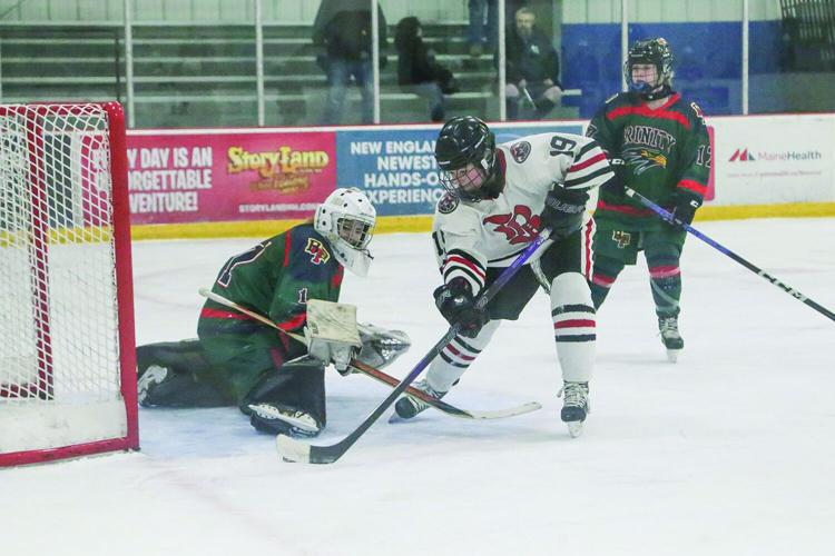 02-18-26 BGK Girls Hockey gagne backhand try
