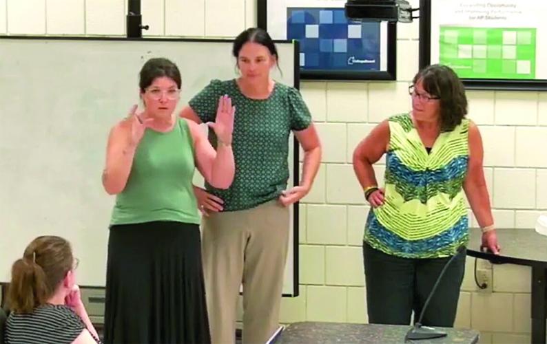 Conway School Board - PLC Days - Heysler, Horrigan and Duval