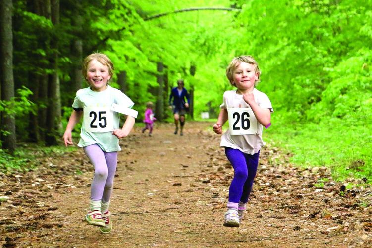 Young runners in the Kids’ 1-Mile Fun Run